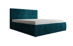 Designer Polsterbett Merry in Cord mit Stauraum