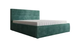 Designer Polsterbett Merry in Cord mit Stauraum
