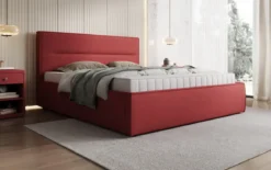 Designer Polsterbett Merry Stoff mit Stauraum