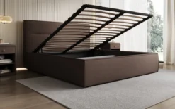 Designer Polsterbett Merry Stoff mit Stauraum