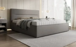 Designer Polsterbett Merry Stoff mit Stauraum