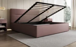 Designer Polsterbett Merry Stoff mit Stauraum