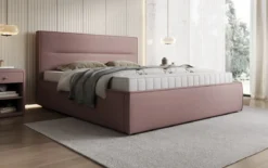 Designer Polsterbett Merry Stoff mit Stauraum