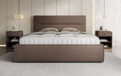 Designer Polsterbett Merry Stoff mit Stauraum