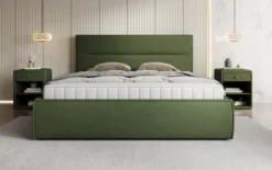 Designer Polsterbett Merry Stoff mit Stauraum