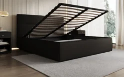 Designer Polsterbett Merry Stoff mit Stauraum