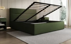 Designer Polsterbett Merry Stoff mit Stauraum
