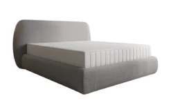 Designer Polsterbett Nella in Teddy Bouclé mit Stauraum