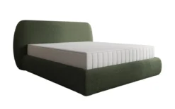 Designer Polsterbett Nella in Teddy Bouclé mit Stauraum