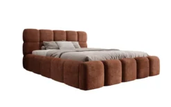 Designer Polsterbett Noeva in Cord mit Stauraum