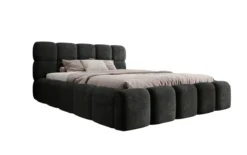 Designer Polsterbett Noeva in Cord mit Stauraum