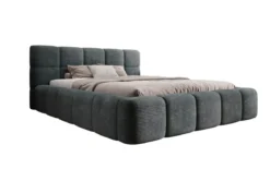 Designer Polsterbett Nox in Cord mit Stauraum