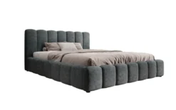 Designer Polsterbett Nuveo in Cord mit Stauraum