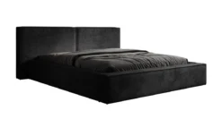 Designer Polsterbett Ophelia in Cord mit Stauraum