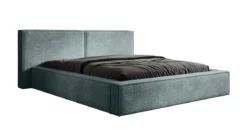 Designer Polsterbett Ophelia in Cord mit Stauraum