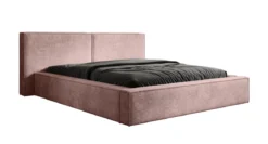 Designer Polsterbett Ophelia in Cord mit Stauraum