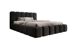 Designer Polsterbett Tevara in Cord mit Stauraum
