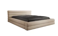 Designer Polsterbett Velana Bouclé mit Stauraum