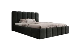 Designer Polsterbett Velaro in Cord mit Stauraum