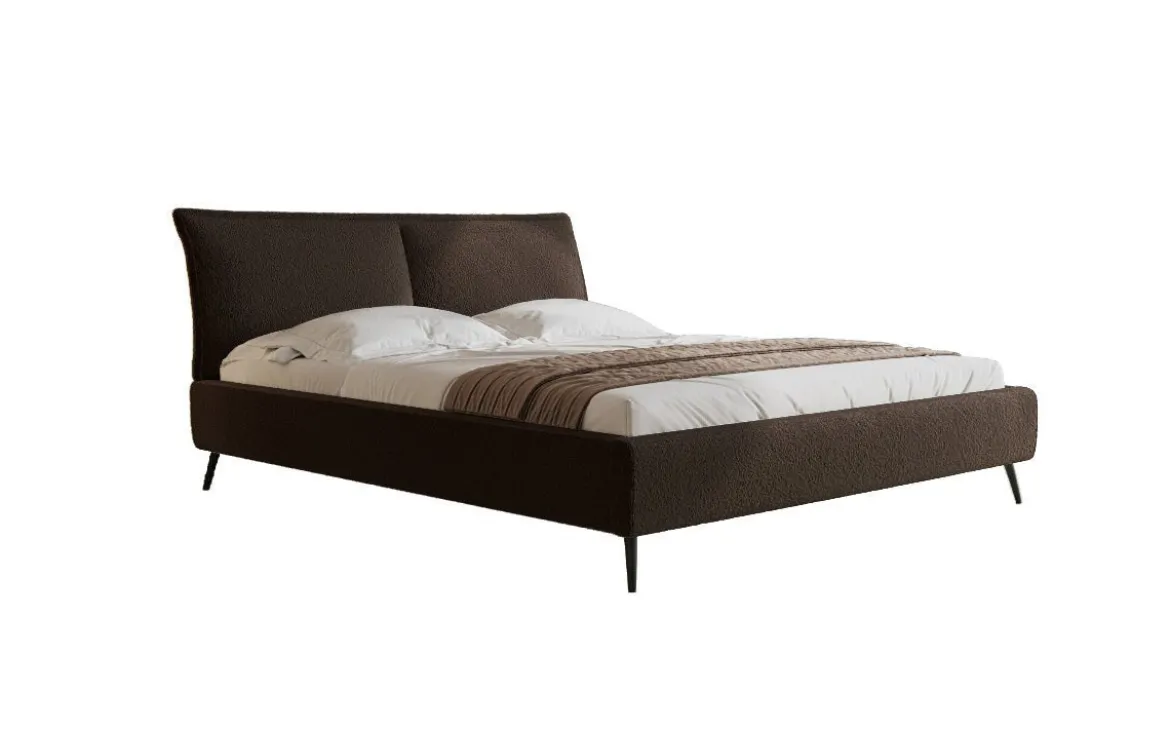 Designer Polsterbett Zoe Bouclé mit Stauraum