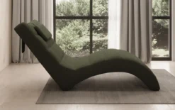 Designer Relax-Liege Leon in Bouclé