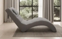 Designer Relax-Liege Leon in Bouclé
