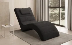 Designer Relax-Liege Leon in Bouclé