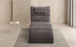 Designer Relax-Liege Leon in Samt