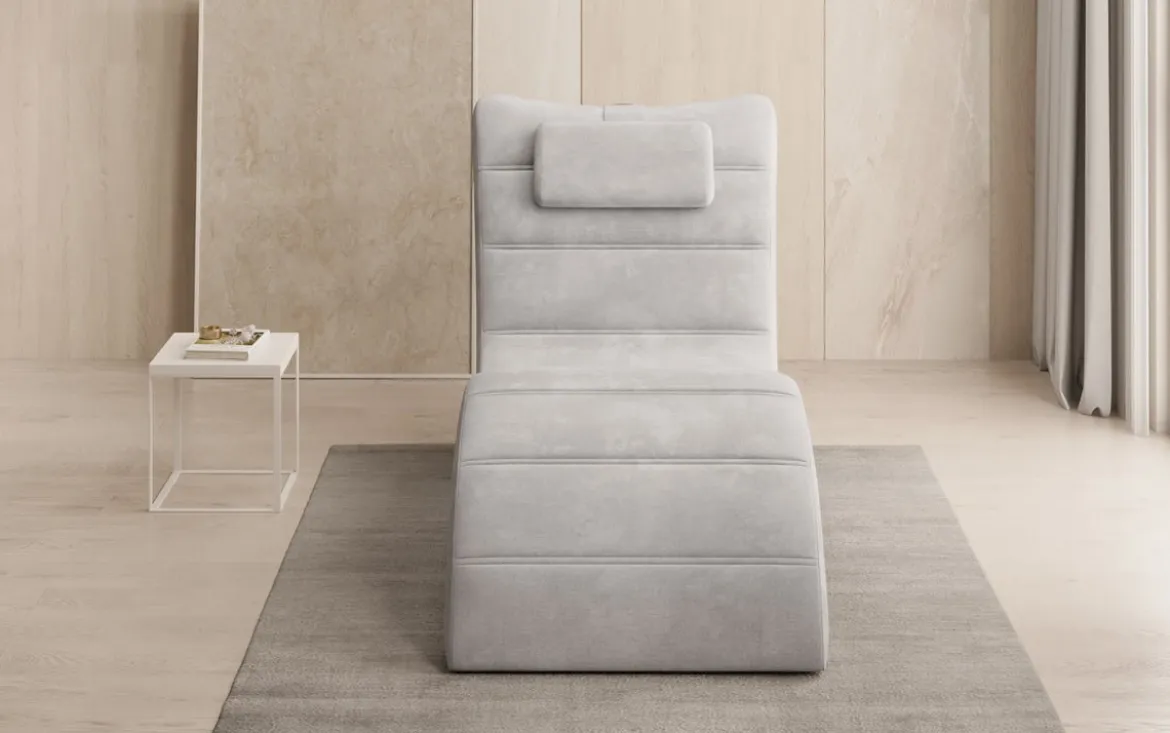 Designer Relax-Liege Leon in Samt
