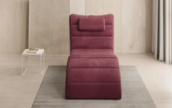 Designer Relax-Liege Leon in Samt