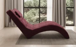 Designer Relax-Liege Leon in Samt