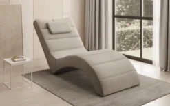 Designer Relax-Liege Leon in Samt