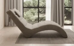 Designer Relax-Liege Leon in Samt