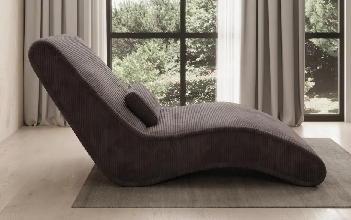Designer Relax-Liege Lunaris 80 in Cord