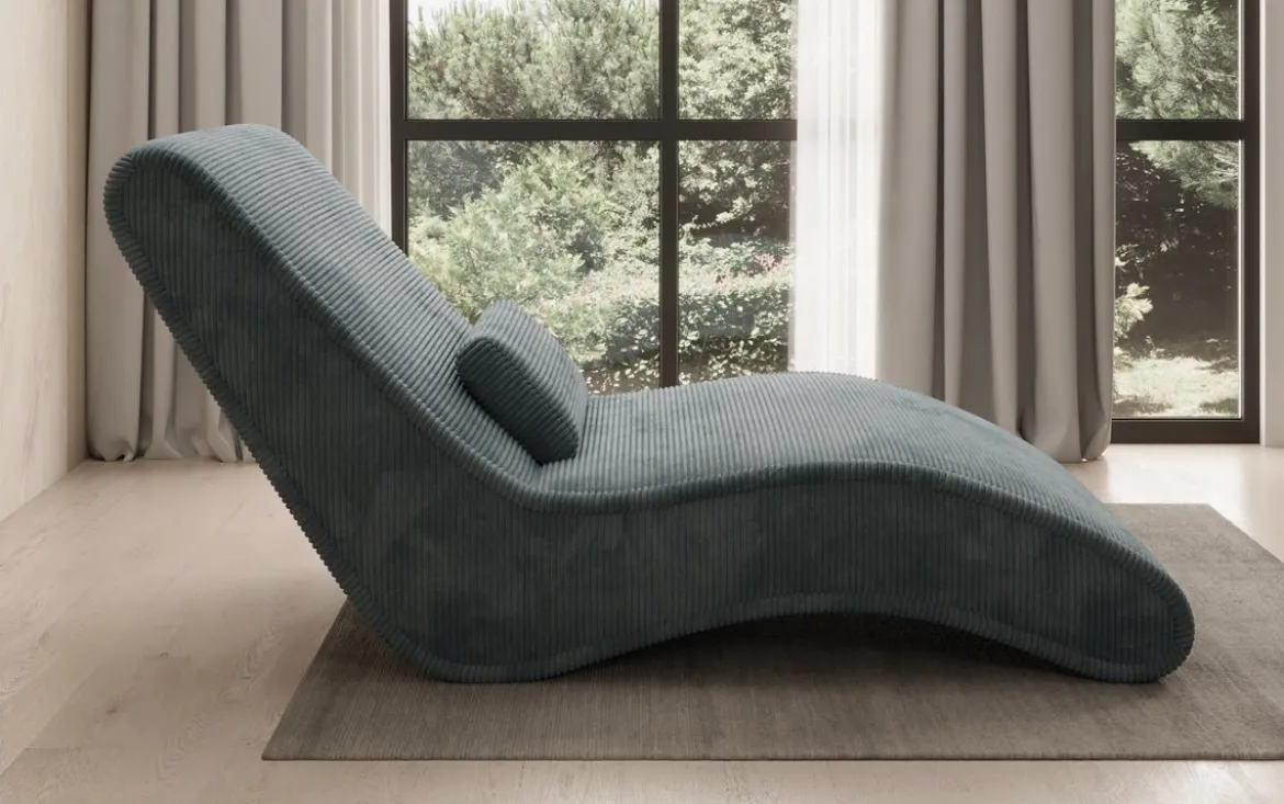 Designer Relax-Liege Lunaris 80 in Cord