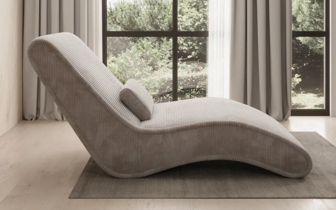 Designer Relax-Liege Lunaris 80 in Cord