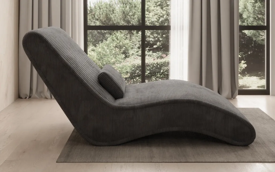 Designer Relax-Liege Lunaris 80 in Cord