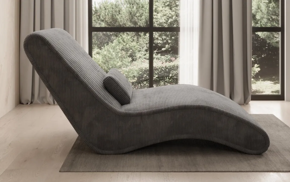 Designer Relax-Liege Lunaris 80 in Cord