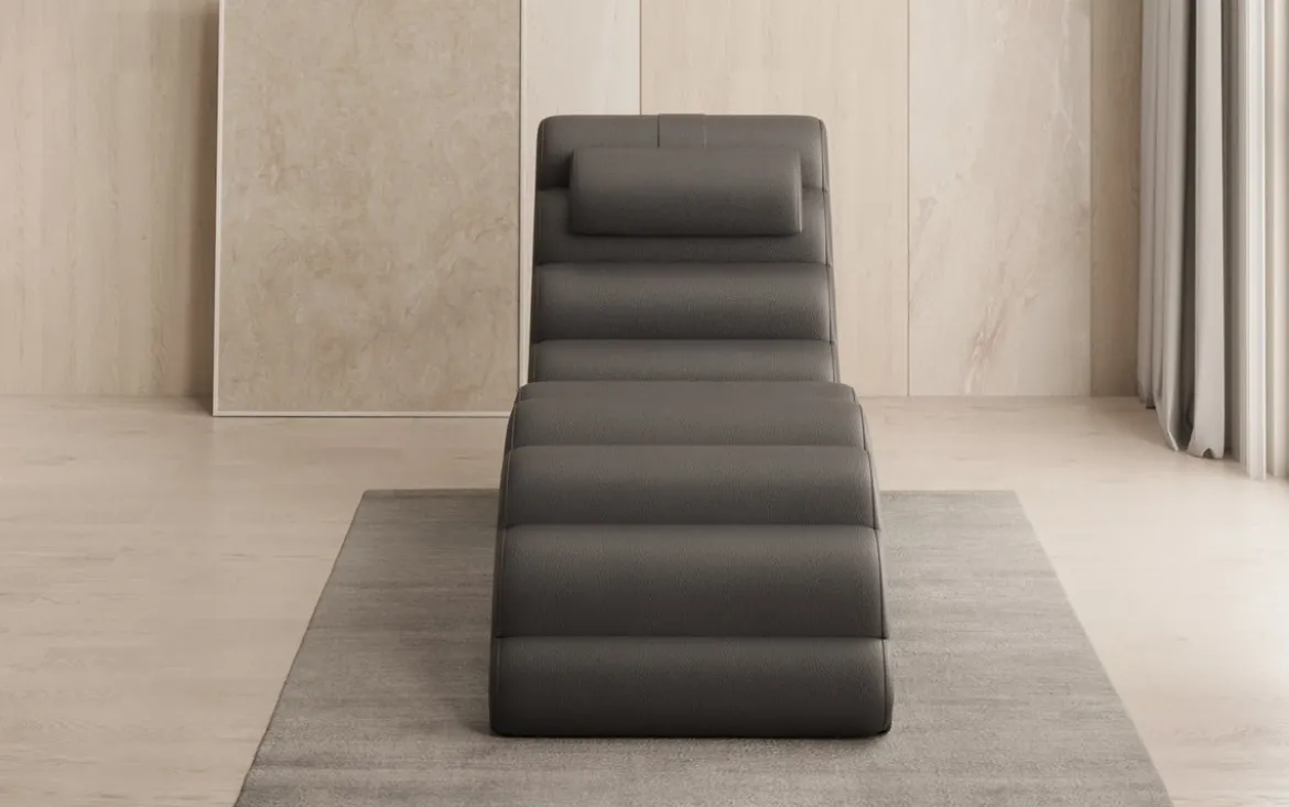 Designer Relax-Liege Malina in Echtleder
