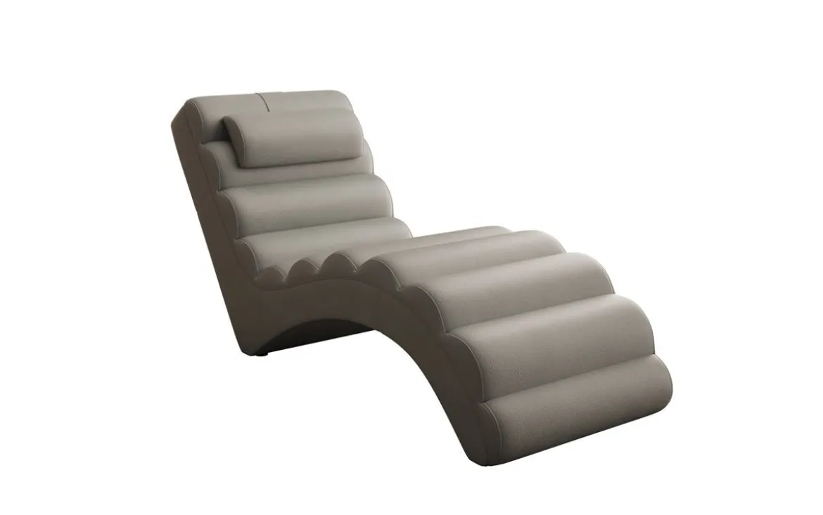Designer Relax-Liege Malina in Echtleder
