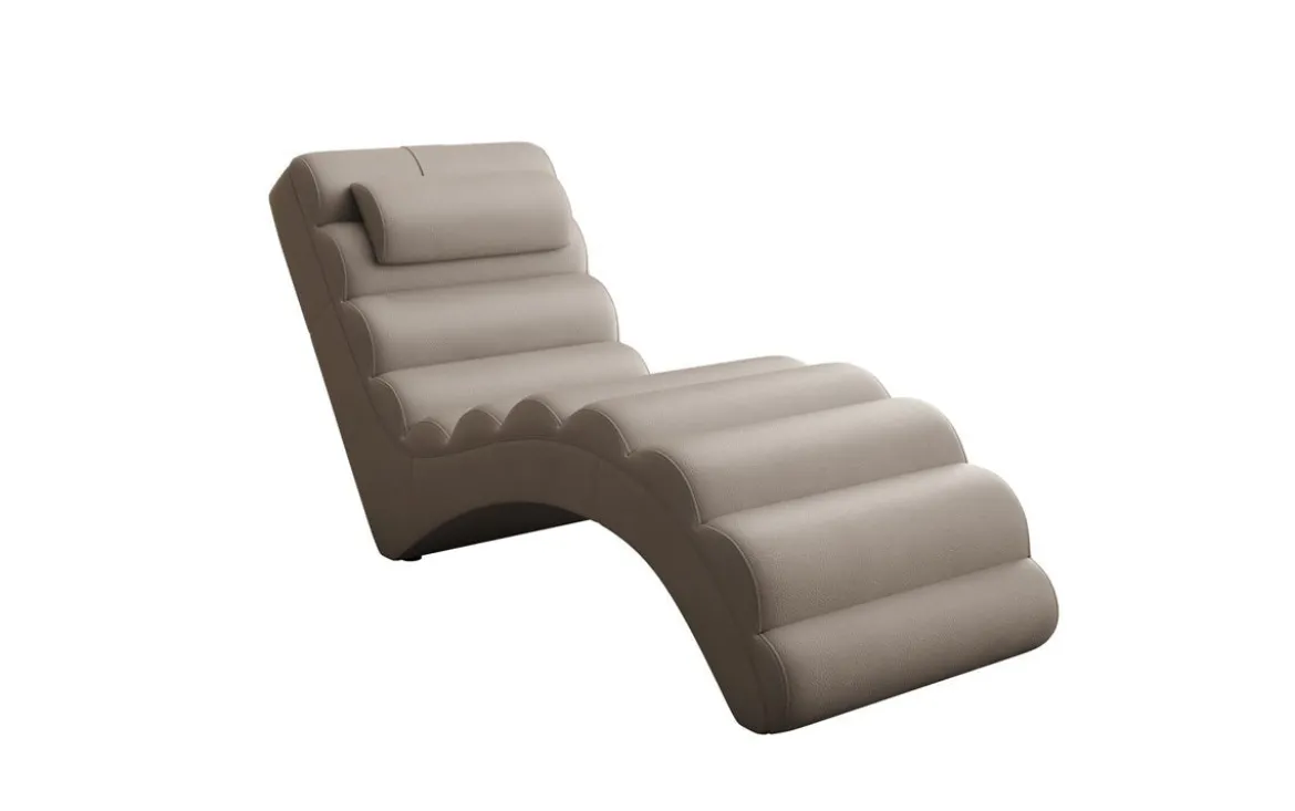 Designer Relax-Liege Malina in Echtleder