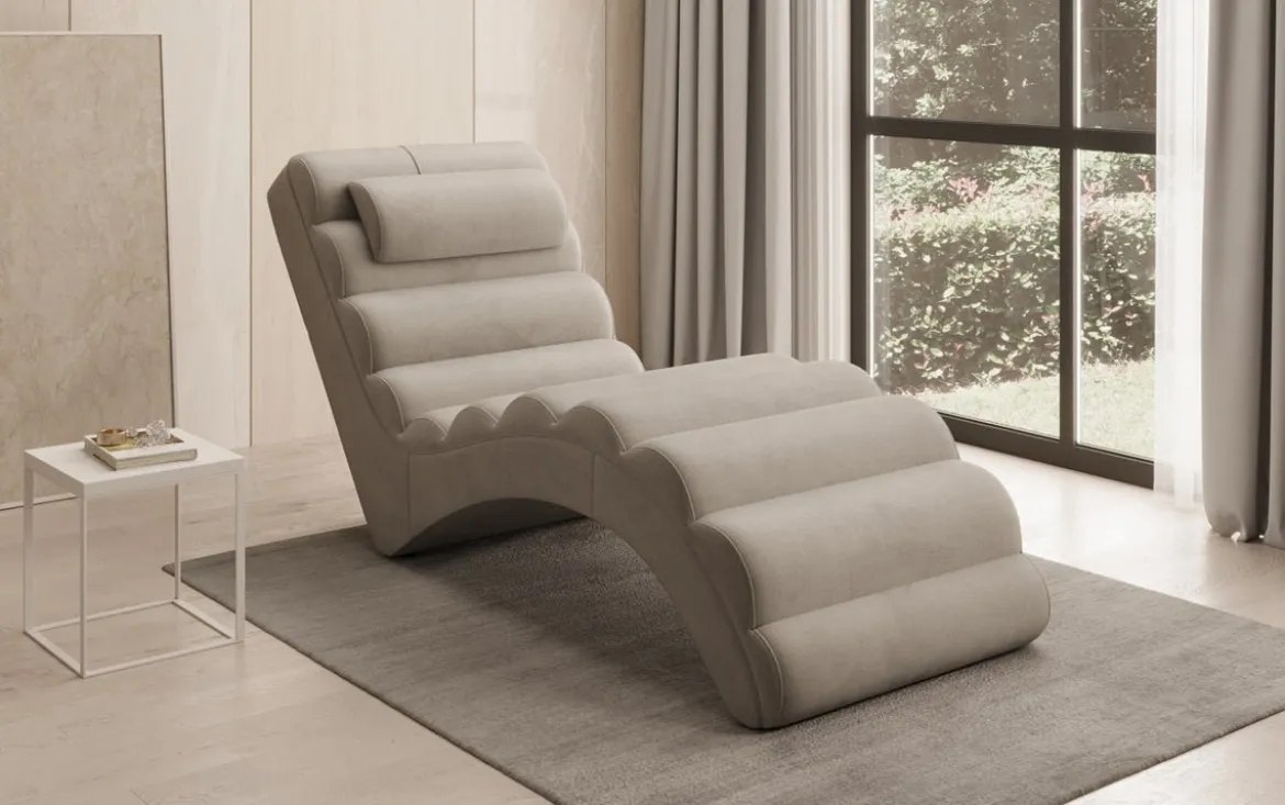 Designer Relax-Liege Malina in Samt