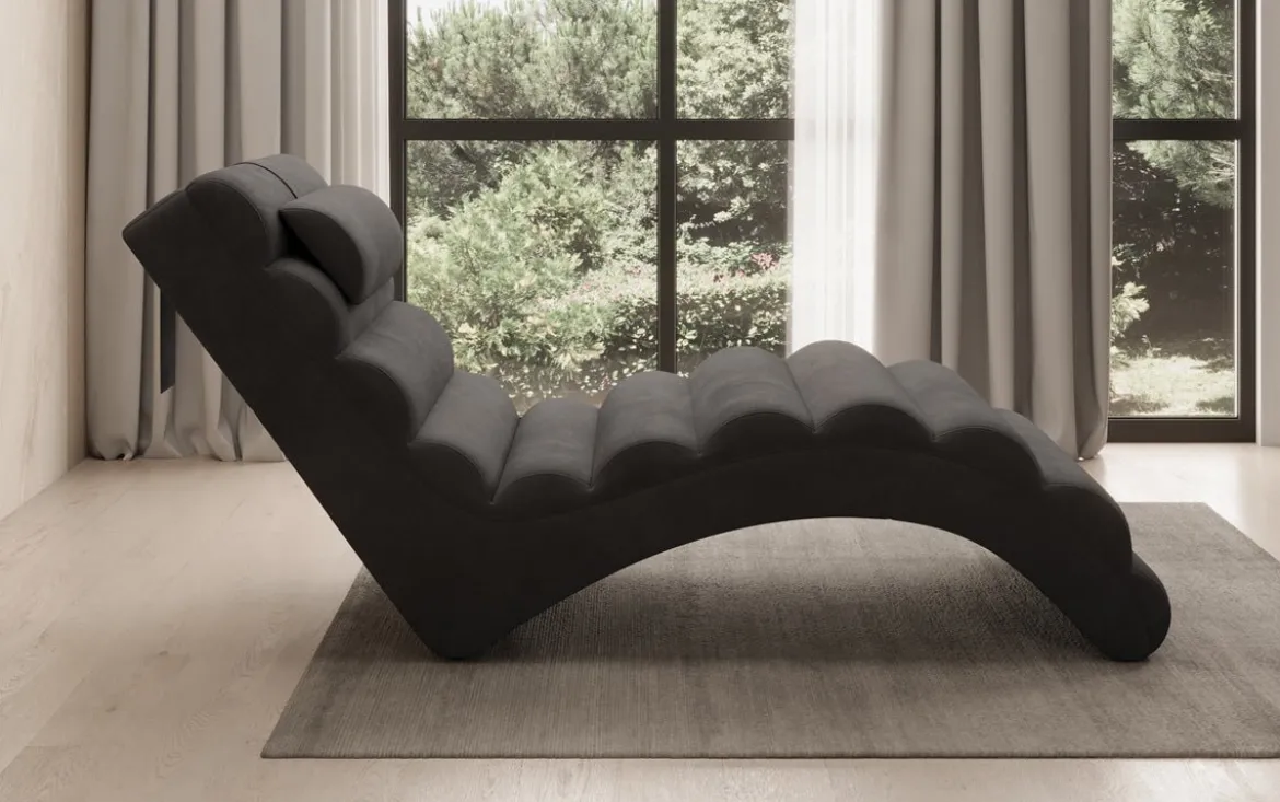 Designer Relax-Liege Malina in Samt