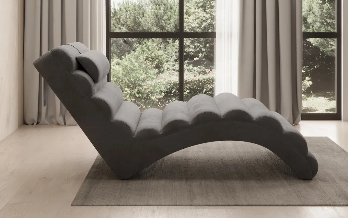 Designer Relax-Liege Malina in Samt
