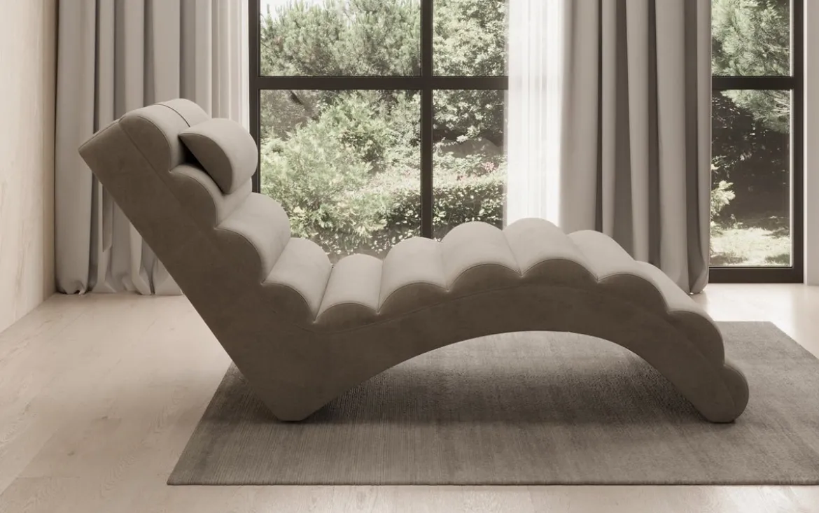 Designer Relax-Liege Malina in Samt