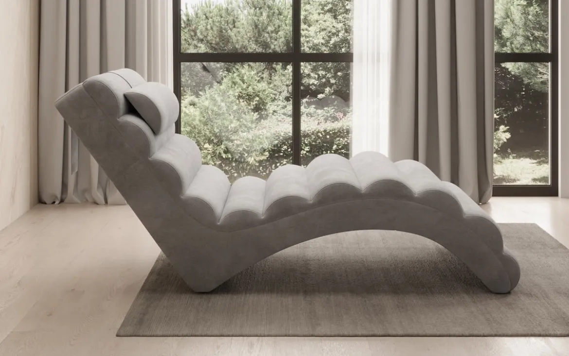 Designer Relax-Liege Malina in Samt