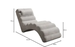 Designer Relax-Liege Malina in Samt