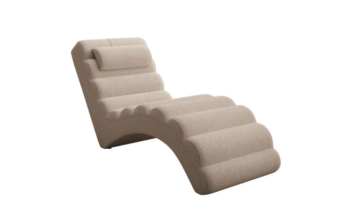 Designer Relax-Liege Malina in Bouclé