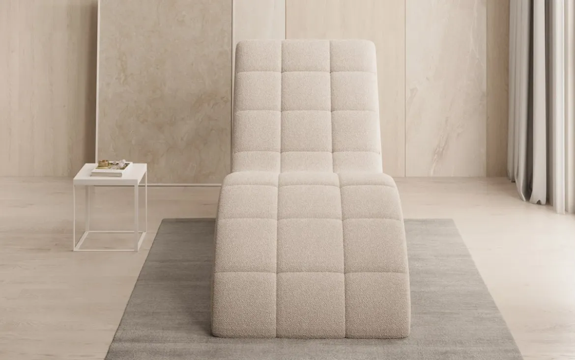 Designer Relax-Liege Nela in Bouclé
