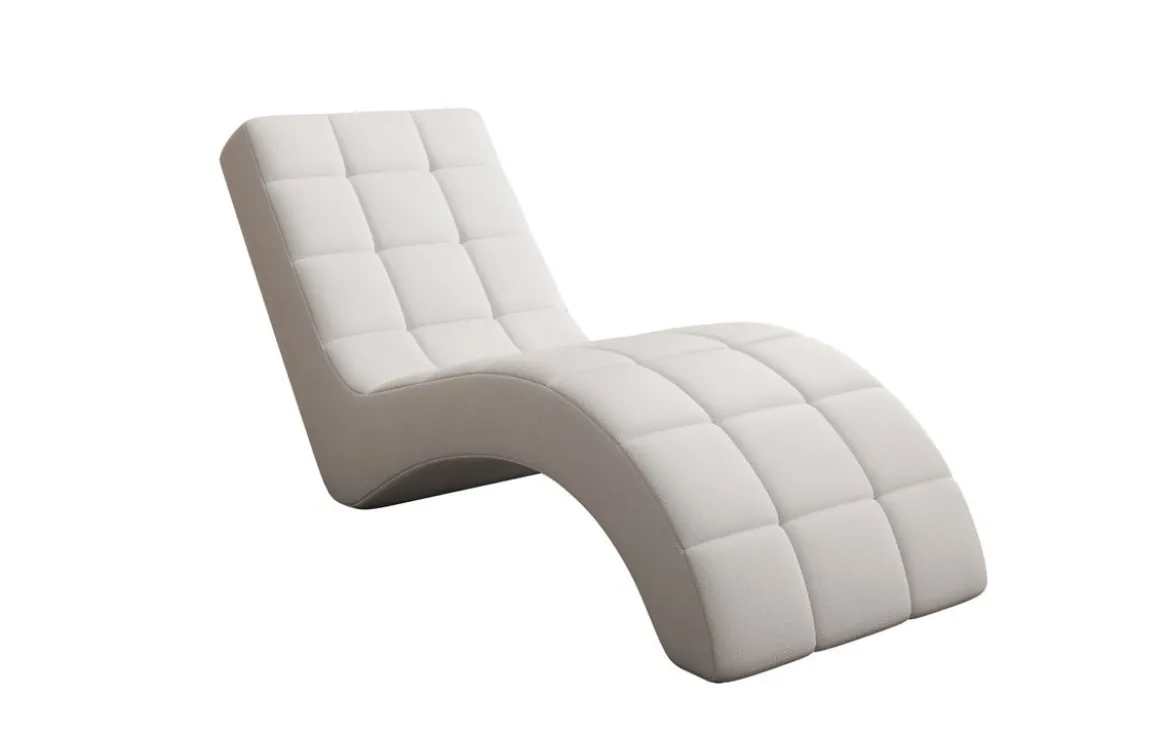 Designer Relax-Liege Nela in Echtleder
